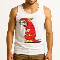 Flash Sloth Cool Nerd Gift For Him Tank Top