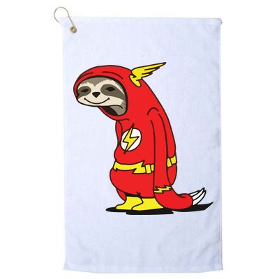 Flash Sloth Cool Nerd Gift For Him Golf Towel