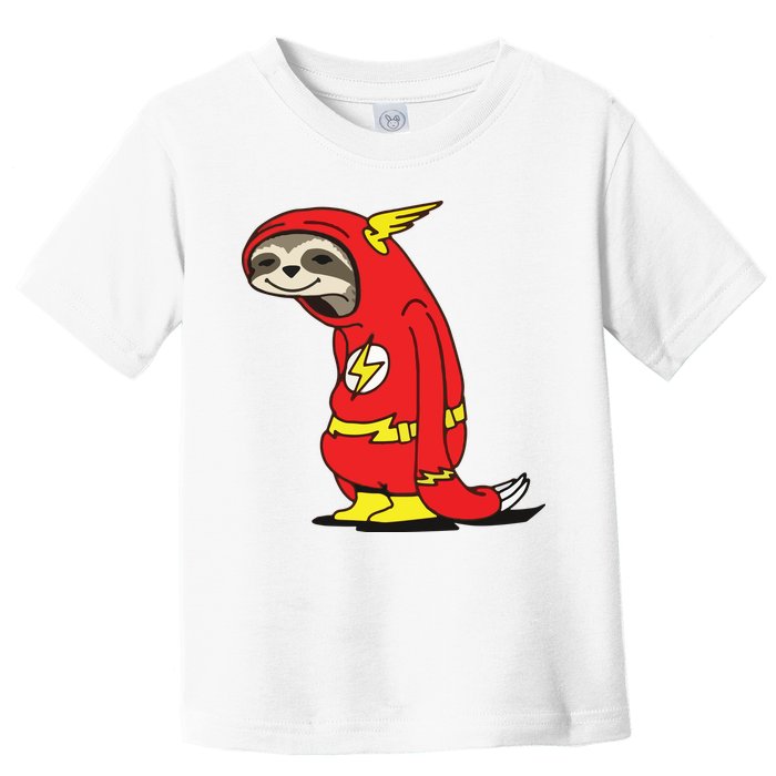 Flash Sloth Cool Nerd Gift For Him Toddler T-Shirt