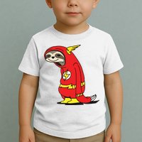 Flash Sloth Cool Nerd Gift For Him Toddler T-Shirt