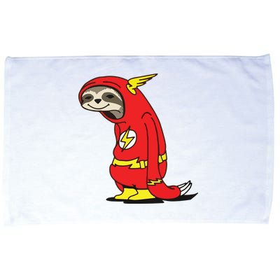 Flash Sloth Cool Nerd Gift For Him Microfiber Hand Towel