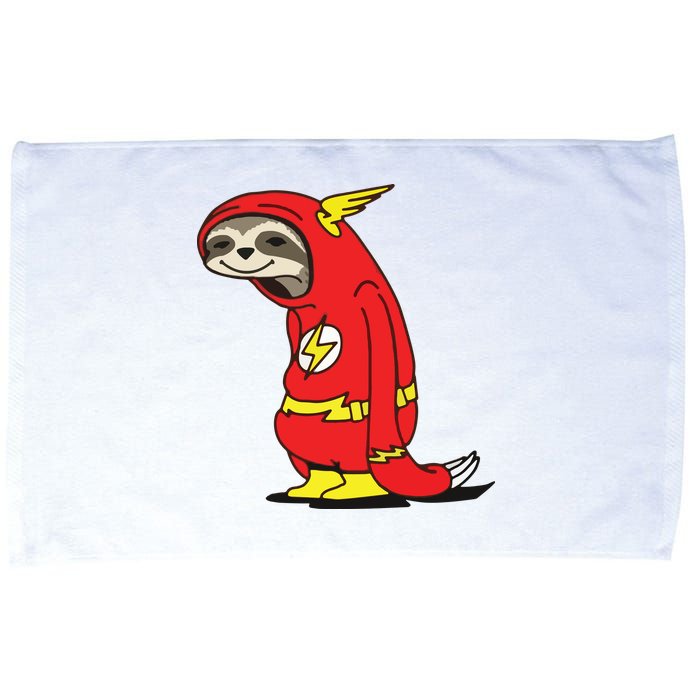 Flash Sloth Cool Nerd Gift For Him Microfiber Hand Towel