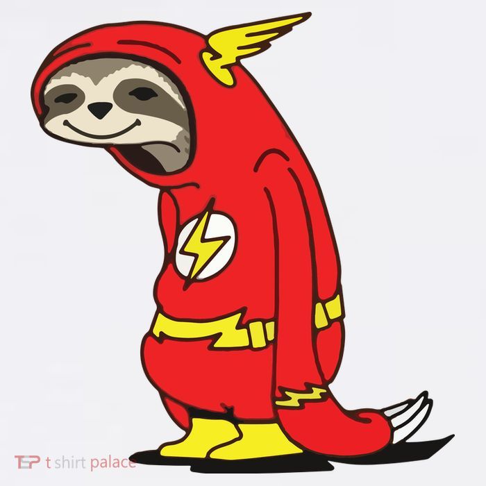 Flash Sloth Cool Nerd Gift For Him Wool Snapback Cap