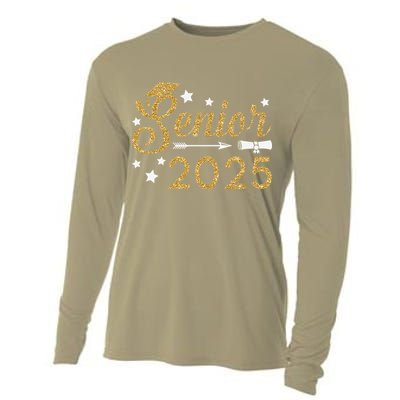 Funny Senior Class Of 2025 College Graduation Gift For Cooling Performance Long Sleeve Crew