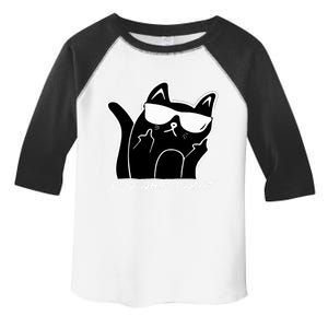 Funny Sarcastic Cat I Do What I Want Adults Gift Funny Gift Toddler Fine Jersey T-Shirt