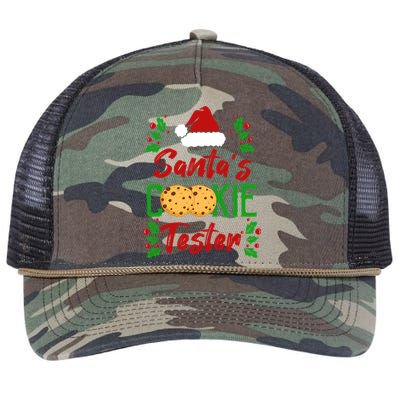 Funny SantaS Cookie Tester Christmas Cookies Taste Test Gift Retro Rope Trucker Hat Cap