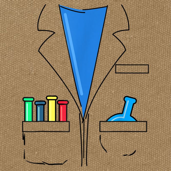 Funny Scientist Costume Nerd Chemistry Halloween Science Teacher Cotton Canvas Backpack