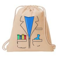 Funny Scientist Costume Nerd Chemistry Halloween Science Teacher Drawstring Bag