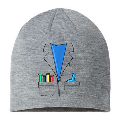 Funny Scientist Costume Nerd Chemistry Halloween Science Teacher Sustainable Beanie