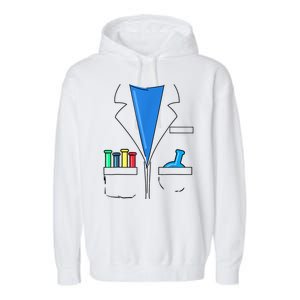 Funny Scientist Costume Nerd Chemistry Halloween Science Teacher Garment-Dyed Fleece Hoodie