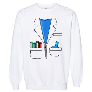 Funny Scientist Costume Nerd Chemistry Halloween Science Teacher Garment-Dyed Sweatshirt