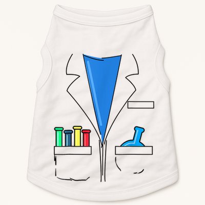 Funny Scientist Costume Nerd Chemistry Halloween Science Teacher Doggie Tank
