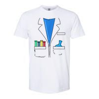 Funny Scientist Costume Nerd Chemistry Halloween Science Teacher Softstyle CVC T-Shirt