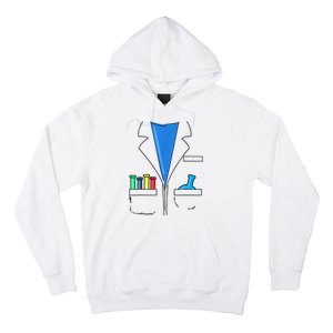 Funny Scientist Costume Nerd Chemistry Halloween Science Teacher Hoodie