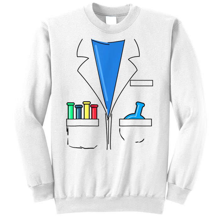 Funny Scientist Costume Nerd Chemistry Halloween Science Teacher Sweatshirt