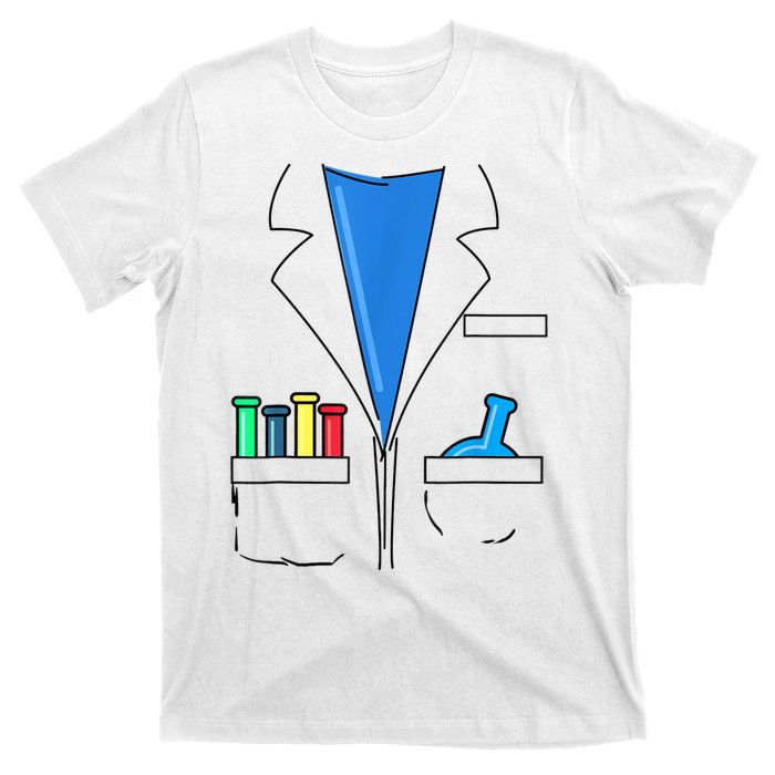 Funny Scientist Costume Nerd Chemistry Halloween Science Teacher T-Shirt