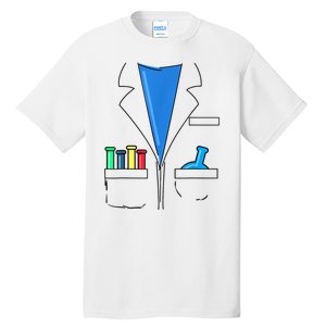 Funny Scientist Costume Nerd Chemistry Halloween Science Teacher Tall T-Shirt