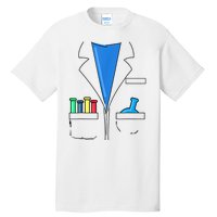 Funny Scientist Costume Nerd Chemistry Halloween Science Teacher Tall T-Shirt