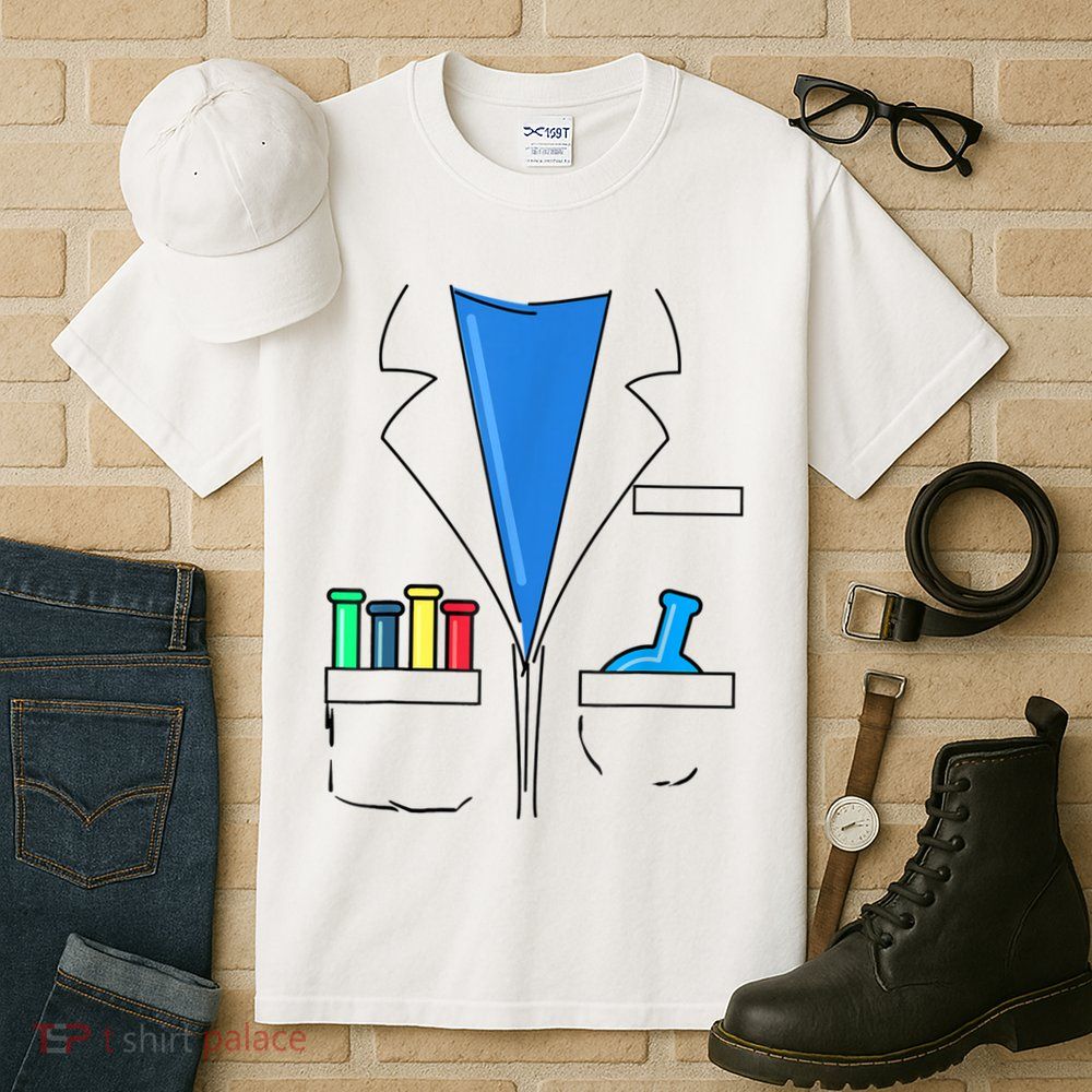 Funny Scientist Costume Nerd Chemistry Halloween Science Teacher Tall T-Shirt