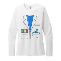 Funny Scientist Costume Nerd Chemistry Halloween Science Teacher Womens CVC Long Sleeve Shirt