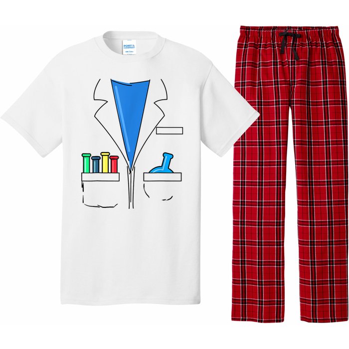 Funny Scientist Costume Nerd Chemistry Halloween Science Teacher Pajama Set