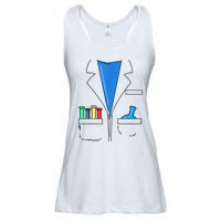 Funny Scientist Costume Nerd Chemistry Halloween Science Teacher Ladies Essential Flowy Tank