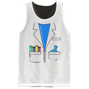 Funny Scientist Costume Nerd Chemistry Halloween Science Teacher Mesh Reversible Basketball Jersey Tank