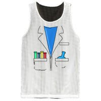 Funny Scientist Costume Nerd Chemistry Halloween Science Teacher Mesh Reversible Basketball Jersey Tank