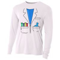 Funny Scientist Costume Nerd Chemistry Halloween Science Teacher Cooling Performance Long Sleeve Crew