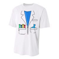 Funny Scientist Costume Nerd Chemistry Halloween Science Teacher Performance Sprint T-Shirt