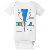 Funny Scientist Costume Nerd Chemistry Halloween Science Teacher Baby Bodysuit