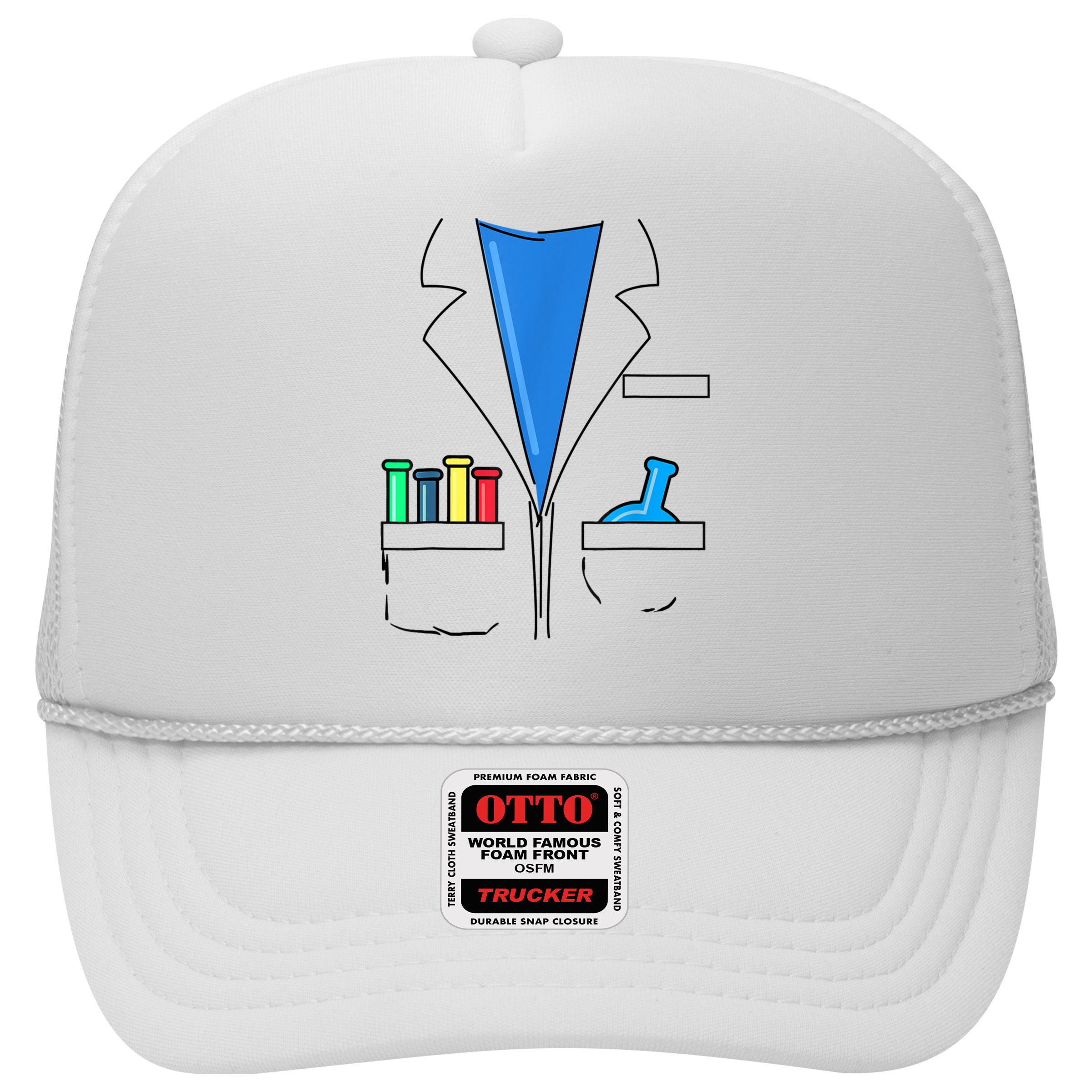 Funny Scientist Costume Nerd Chemistry Halloween Science Teacher Hat