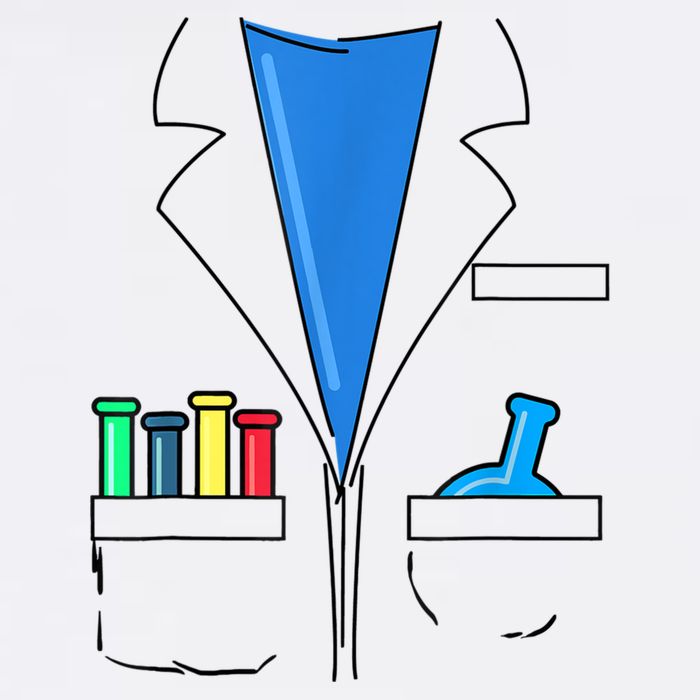 Funny Scientist Costume Nerd Chemistry Halloween Science Teacher Hat