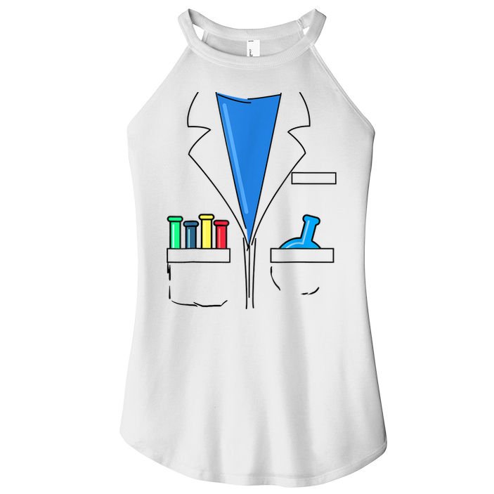 Funny Scientist Costume Nerd Chemistry Halloween Science Teacher Women's Perfect Tri Rocker Tank