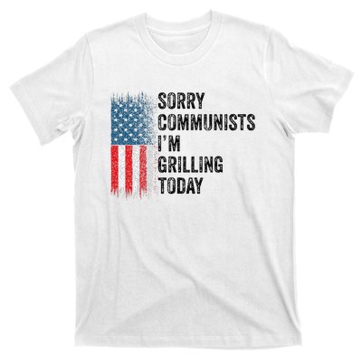 Funny Sorry Communists IM Grilling Today Vintage T-Shirt