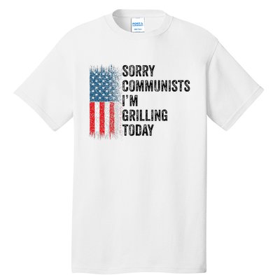 Funny Sorry Communists IM Grilling Today Vintage Tall T-Shirt