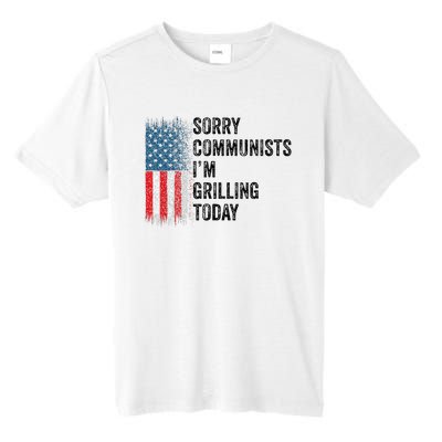 Funny Sorry Communists IM Grilling Today Vintage Tall Fusion ChromaSoft Performance T-Shirt