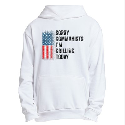 Funny Sorry Communists IM Grilling Today Vintage Urban Pullover Hoodie