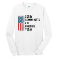 Funny Sorry Communists IM Grilling Today Vintage Tall Long Sleeve T-Shirt