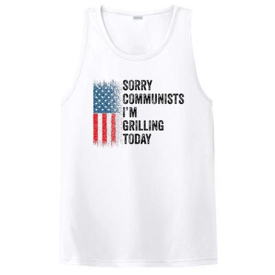 Funny Sorry Communists IM Grilling Today Vintage PosiCharge Competitor Tank