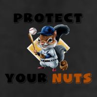 Funny Squirrel Catcher Protect Your Nuts Baseball Gift 7 Panel Mesh Trucker Snapback Hat