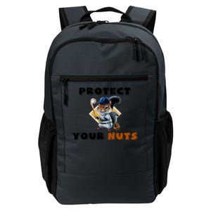 Funny Squirrel Catcher Protect Your Nuts Baseball Gift Daily Commute Backpack