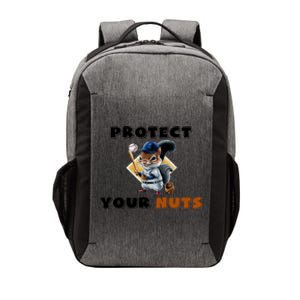 Funny Squirrel Catcher Protect Your Nuts Baseball Gift Vector Backpack