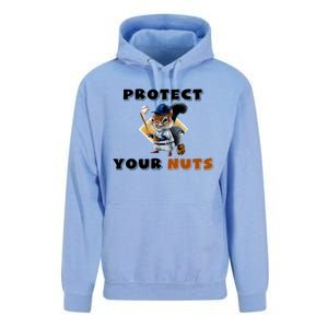 Funny Squirrel Catcher Protect Your Nuts Baseball Gift Unisex Surf Hoodie