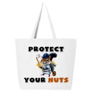 Funny Squirrel Catcher Protect Your Nuts Baseball Gift 25L Jumbo Tote