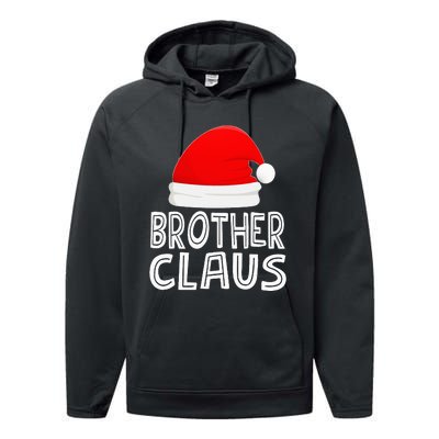 Festive Santa Claus Christmas Pajamas for Siblings Performance Fleece Hoodie