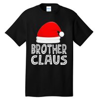 Festive Santa Claus Christmas Pajamas for Siblings Tall T-Shirt