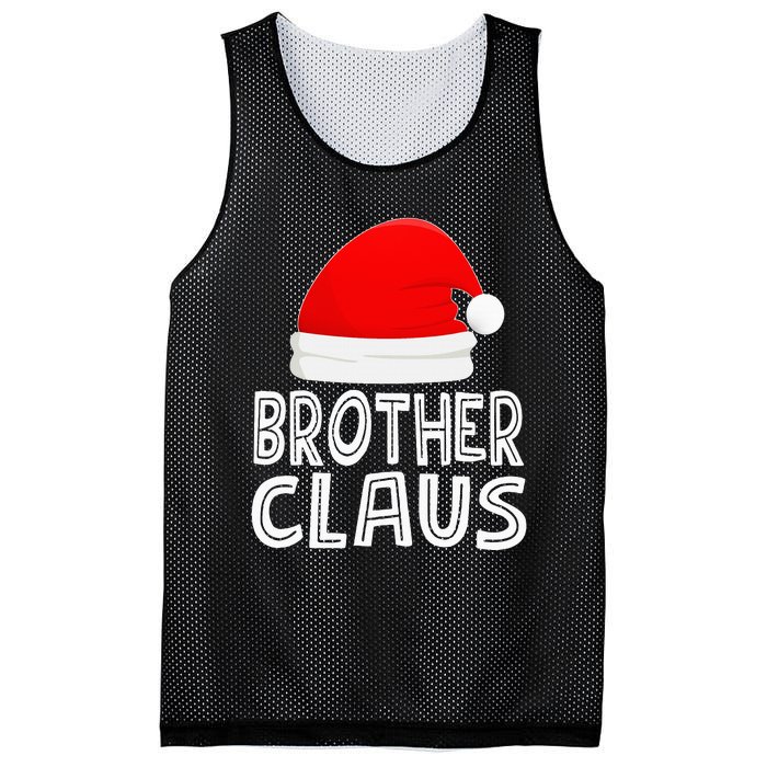 Festive Santa Claus Christmas Pajamas for Siblings Mesh Reversible Basketball Jersey Tank