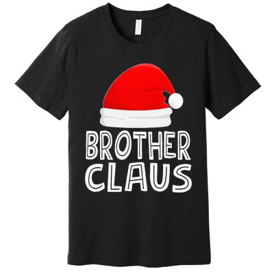 Festive Santa Claus Christmas Pajamas for Siblings Premium T-Shirt