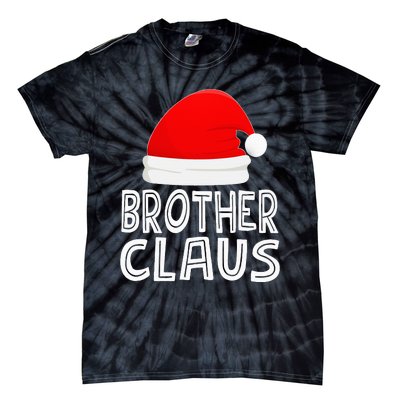 Festive Santa Claus Christmas Pajamas for Siblings Tie-Dye T-Shirt